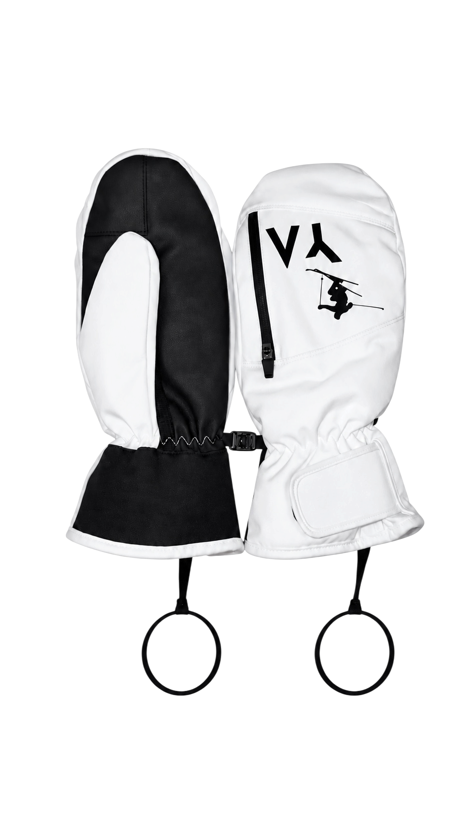 WHITE SNOW GLOVES